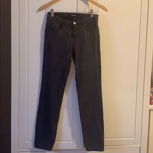 Charcoal gray J Brand jeans runs big